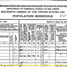 1940 Mt Vernon NY Census