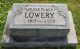 Louise Flack Lowery Headstone