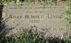 Susan Monheit Levine (ne Sopher) Headstone