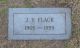 J. Y. Flack Headstone