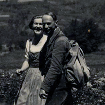 Greta Eisenmenger and Uncle Hermann Pfaundler